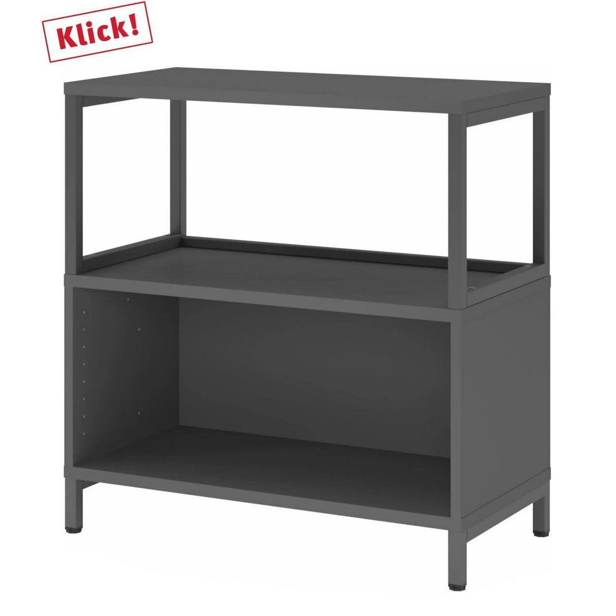 FlexWall | 2 OH | Korpus + Rahmen | mit Sockelgestell