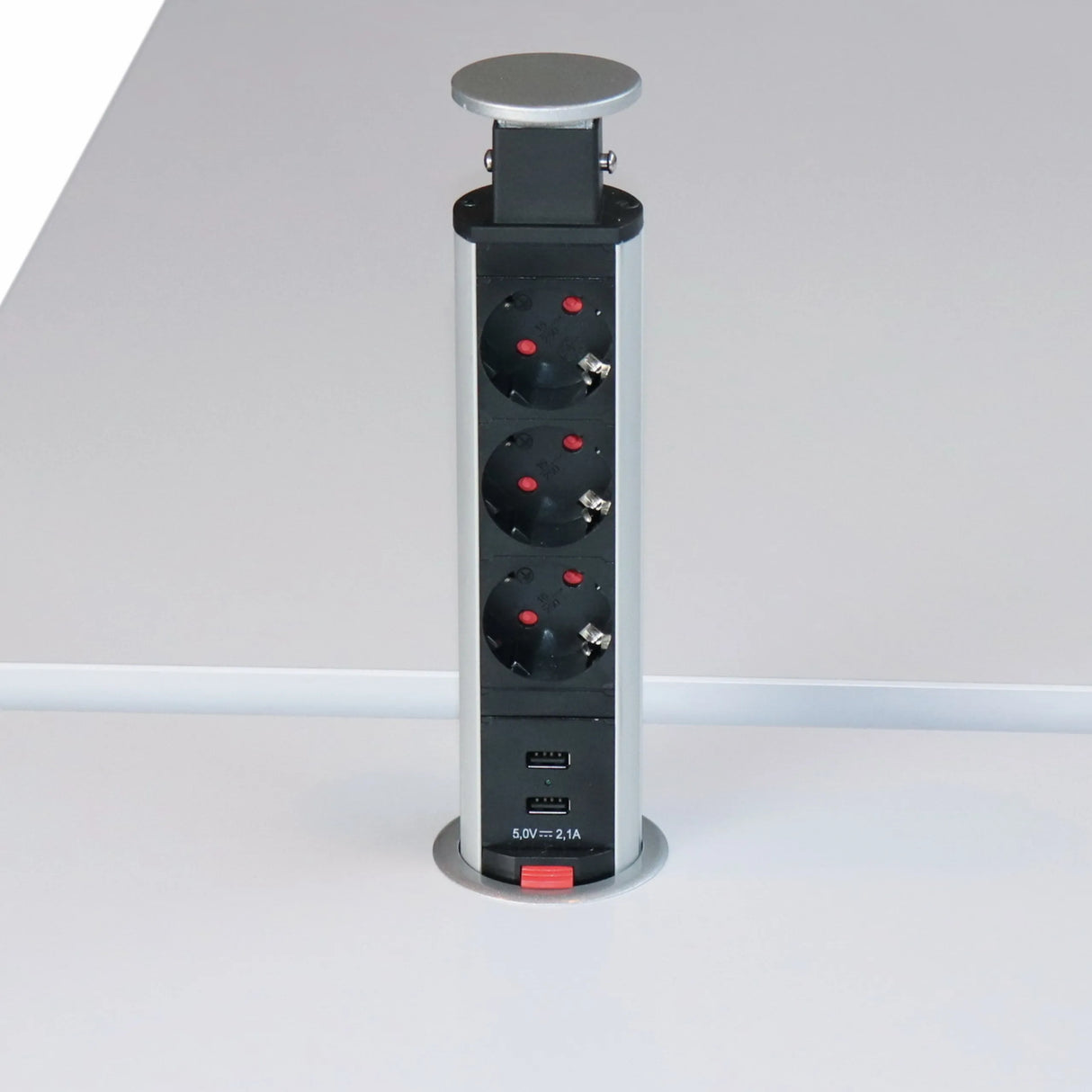 ELDO601 | Steckdosentower (inkl. Fräsung) | 3 x Steckdose | 2 x USB - Zubehör