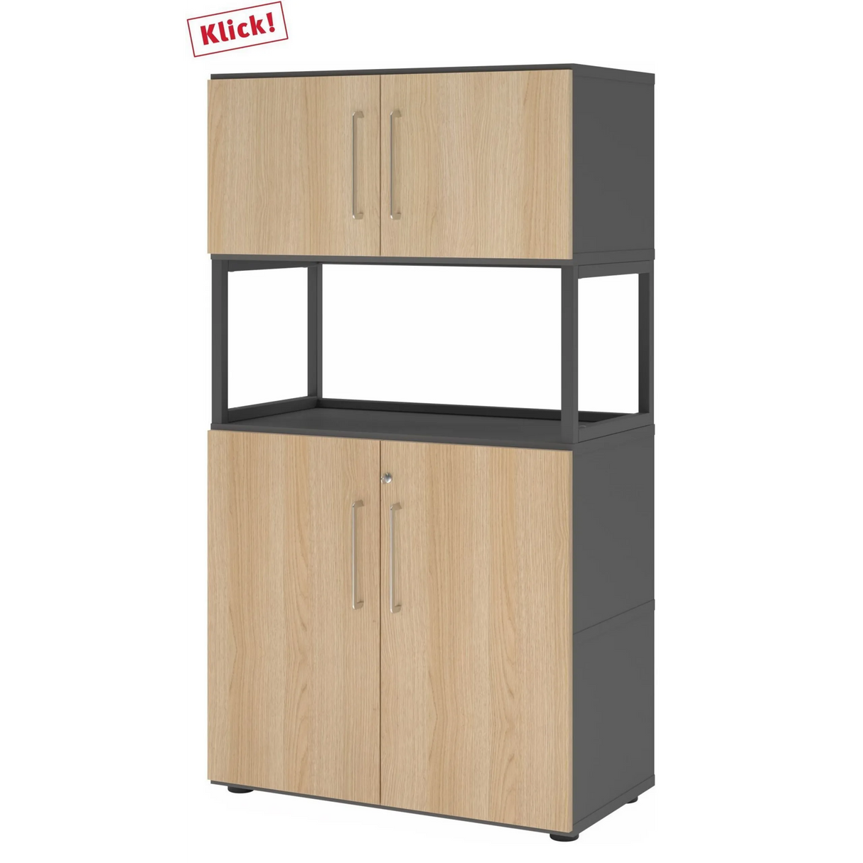 FlexWall | 4 OH | 2 x Türen + Rahmen | mit Stellfüßen