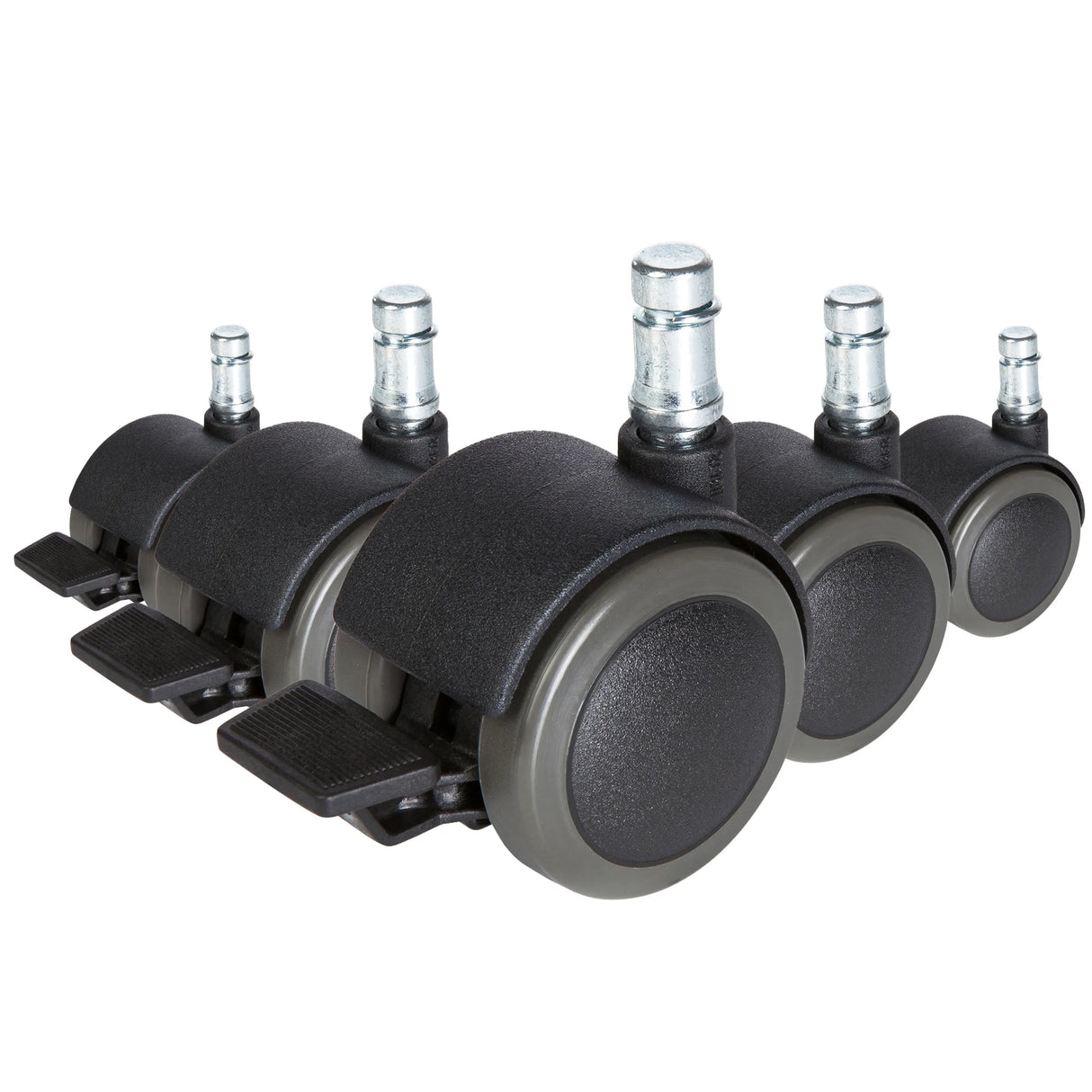 5x ROLO STOP 10mm/50mm | Hartböden - Stuhlrollen