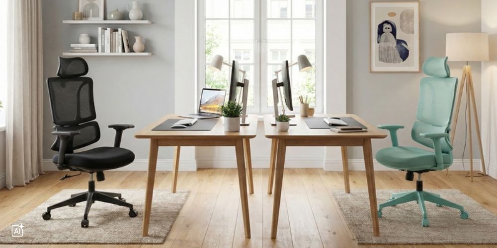 Bürostuhl Ergomy in modernem Homeoffice