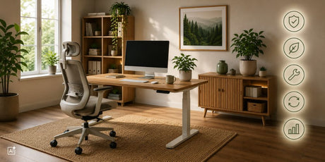 langlebige Büromöbel in einem modernen Büro