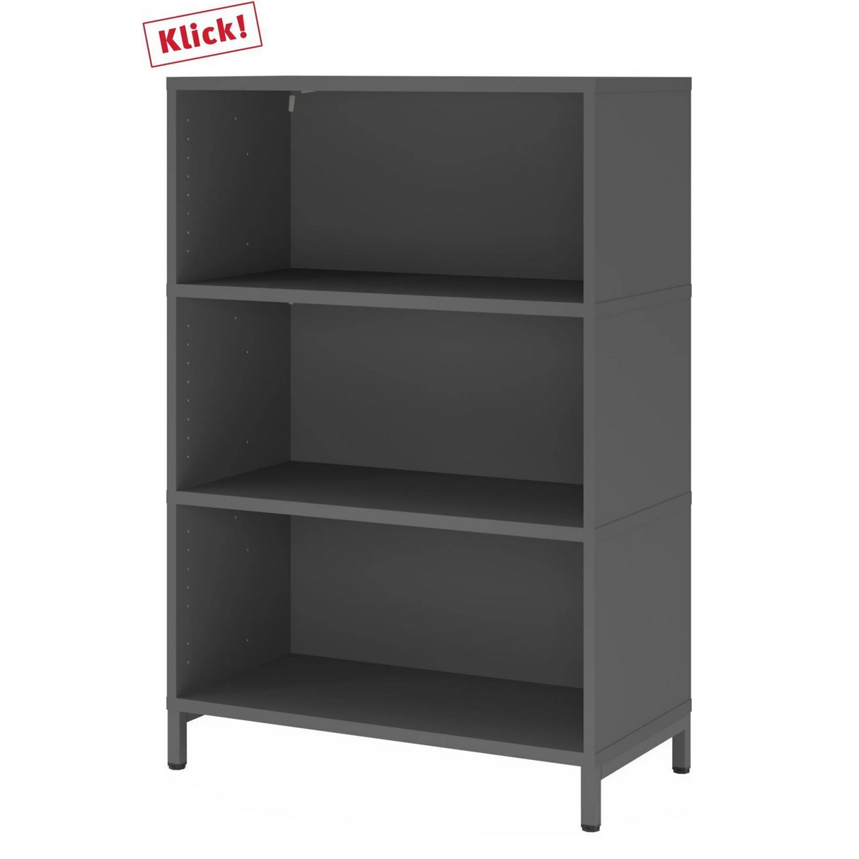FlexWall | 3 OH | 3 x Korpus mit Sockelgestell