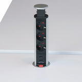 ELDO601 | Steckdosentower (inkl. Fräsung) | 3 x Steckdose | 2 x USB - Zubehör