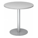 BISTRO F80R S | Besprechungstisch | Ø 80 | Silber - System Konferenztisch