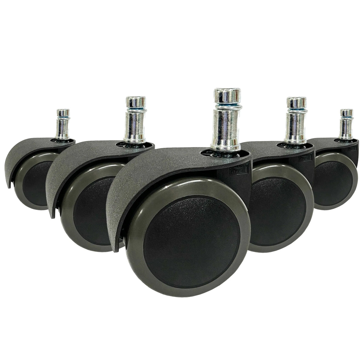 5x ROLO EASY 11mm/50mm | Hartböden - Stuhlrollen