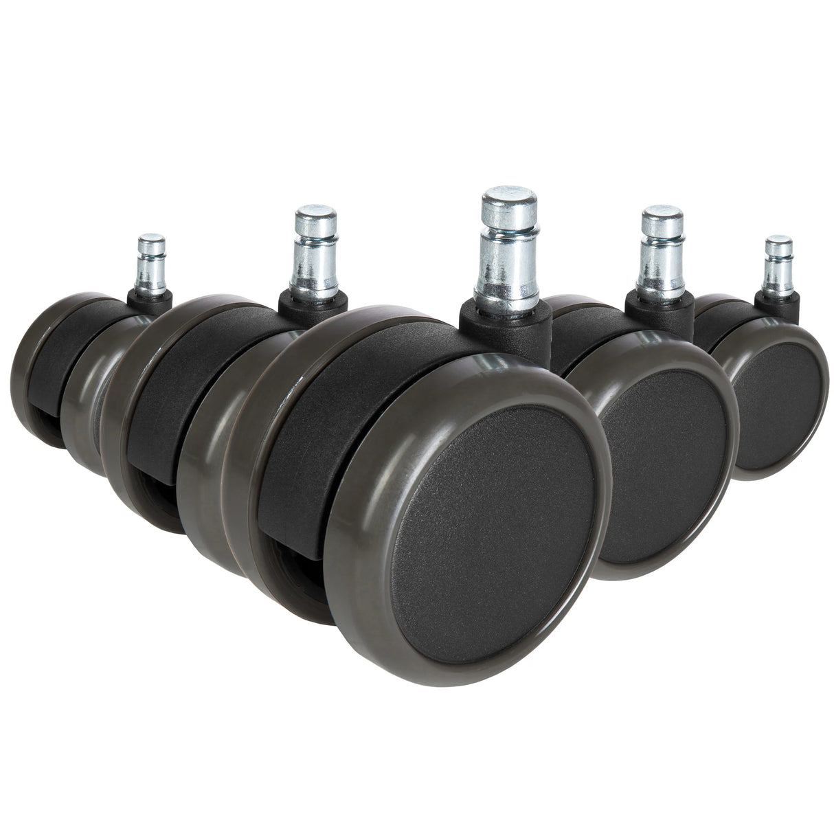 5x ROLO FREE 10mm/65mm | Hartböden - Stuhlrollen
