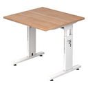 MEGA 8 W | 80x80 | Schreibtisch höhenverstellbar