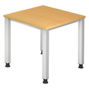 QUEO 8 S | 80x80 | Schreibtisch höhenverstellbar