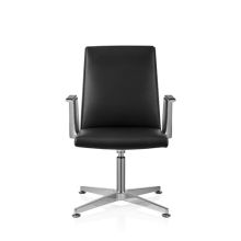 AMBASSADO V - Besucherstuhl Konferenzstuhl Schwarz