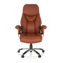 PRADO | Kunstleder - Luxus Chefsessel Braun