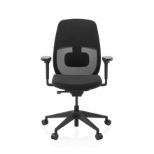 Skandis | ohne Kopfstütze - Profi Bürostuhl Schwarz / Schwarz