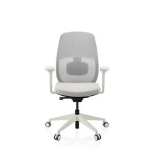 Skandis | ohne Kopfstütze - Profi Bürostuhl Grau / Weiß