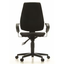 SYDNEY PRO - Profi Bürostuhl Schwarz Stoff