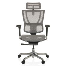 ERGOHUMAN SLIM GEN2 | Netz - Luxus Chefsessel Hellgrau