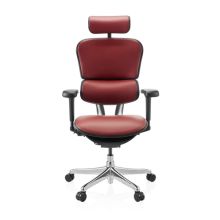 ERGOHUMAN ULTRA L GEN2 | Leder - Luxus Chefsessel Weinrot