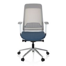 CHIARO T2 WHITE - Profi Bürostuhl Blau / Grau