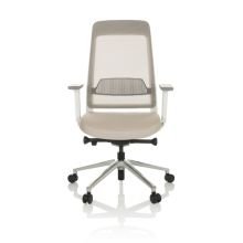 CHIARO T2 WHITE - Profi Bürostuhl Beige/Grau