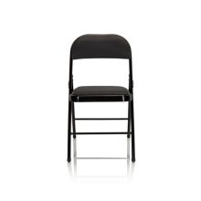 TUDELA | Kunstleder - Klappstuhl Schwarz