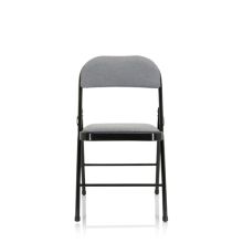 TUDELA II | Stoff - Klappstuhl Hellgrau