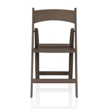 TRAVANO 1 2er Pack - Outdoor Stuhl Braun