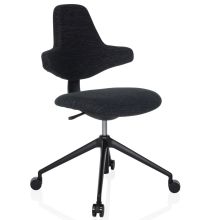 PALIANO - Profi Bürostuhl Schwarz