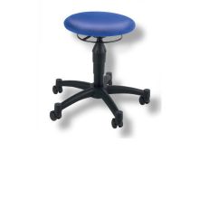 BALANCE 10 - Drehhocker Blau Stoff