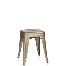 VANTAGGIO - Bistrohocker Champagner metallic