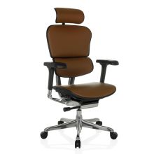 ERGOHUMAN GEN2 | Leder - Luxus Chefsessel Dunkelbraun