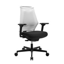 Sitness X Back - Profi Bürostuhl Weiß/Schwarz