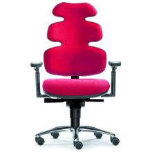 ZERO 54 - High End Bürostuhl mittel mit Stoff Rot Gernot-M. Steifensand Stoff