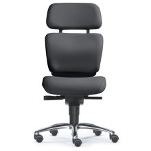 ZERO 53 - High End Bürostuhl Schwarz mittel ohne Stoff Gernot-M. Steifensand Stoff