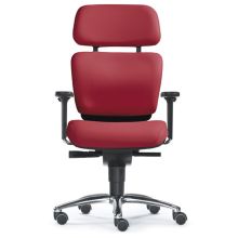 ZERO 53 - High End Bürostuhl mittel mit Stoff Rot Gernot-M. Steifensand Stoff