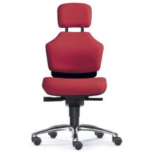 ZERO 51 - High End Bürostuhl mittel ohne Stoff Rot Gernot-M. Steifensand Stoff