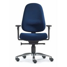 ZERO 12 - Profi Bürostuhl Blau Stoff