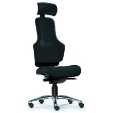 ZERO O1 - High End Bürostuhl Schwarz Stoff