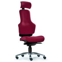 ZERO O1 - High End Bürostuhl Bordeaux Stoff