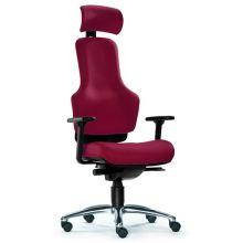 ZERO O1 - High End Bürostuhl Bordeaux Stoff