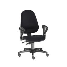 ZERO 35 - Profi Bürostuhl Schwarz Stoff