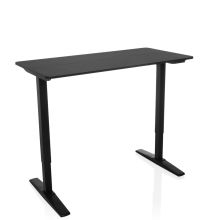 STAND CARBON | 120x60 - Elektrisch höhenverstellbarer Schreibtisch Schwarz