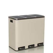 Clean 9 | 3 x 18L - Mülleimer Beige