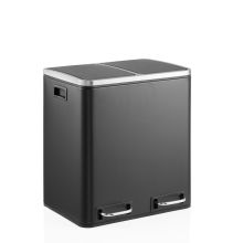 Clean 9 | 2 x 15L - Mülleimer Schwarz