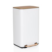 CLEAN NATURA | 30L - Mülleimer Cremeweiß