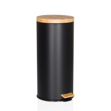 CLEAN BAMBOO | 30L - Mülleimer Schwarz