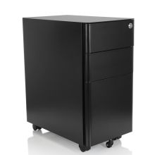 COLOR I | Metall - Rollcontainer Schwarz