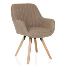 SCANDI SOFT - Polsterstuhl Beige
