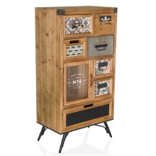 CONTINENTO S - Sideboard Holzfarben dunkel