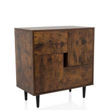 LYKKJA - Kommode Räuchereiche