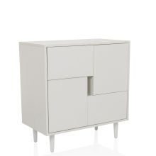 LYKKJA - Kommode Weiß