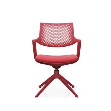 FLEX CHAIR V - Besucherstuhl Konferenzstuhl Rot